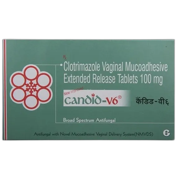 candid v6 vaginal tablet 6's